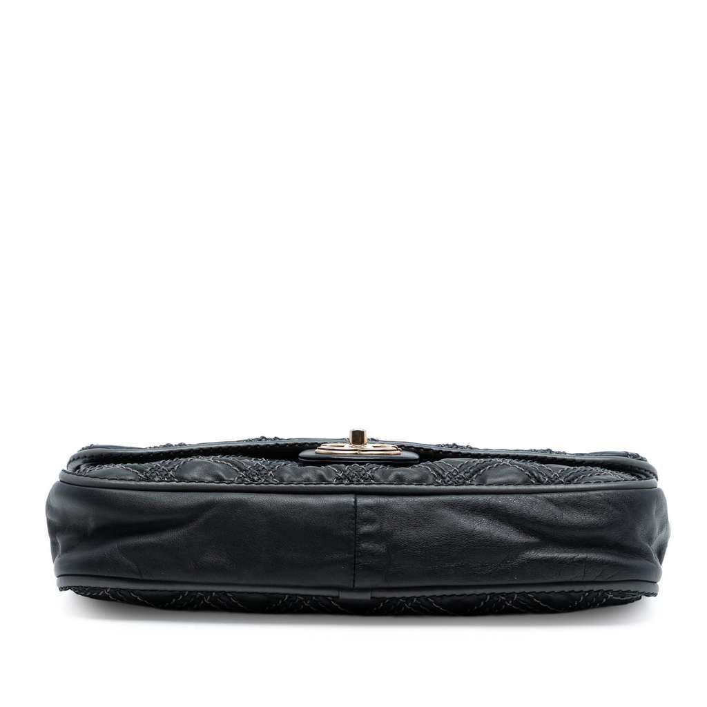 Chanel Paris Bombay Medium CC Calfskin Triptych Flap Grey Leather Very good condition - Inside View