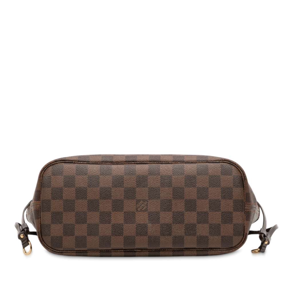 Louis Vuitton Damier Ebene Neverfull PM Brown Good - Inside View