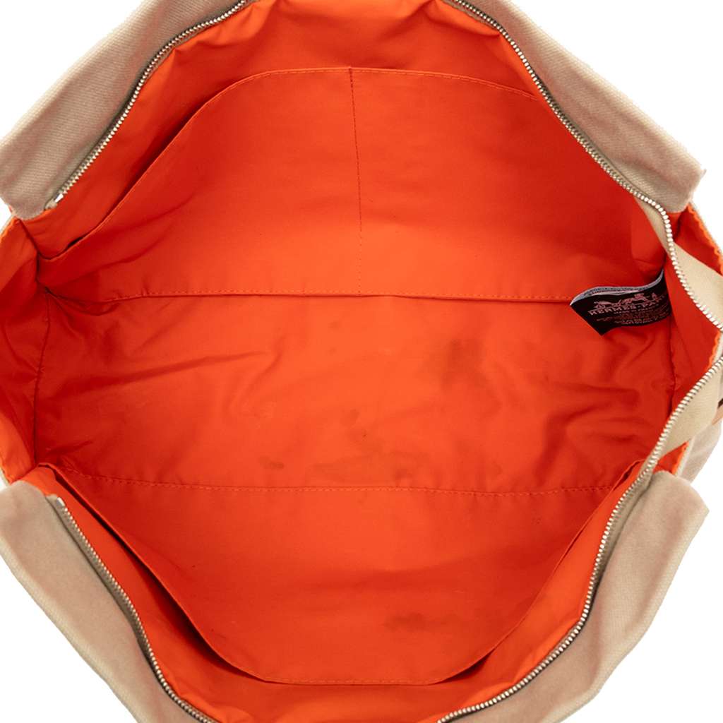 Hermès Canvas Jimetou Jumping Case Orange Canvas Very good - Model View