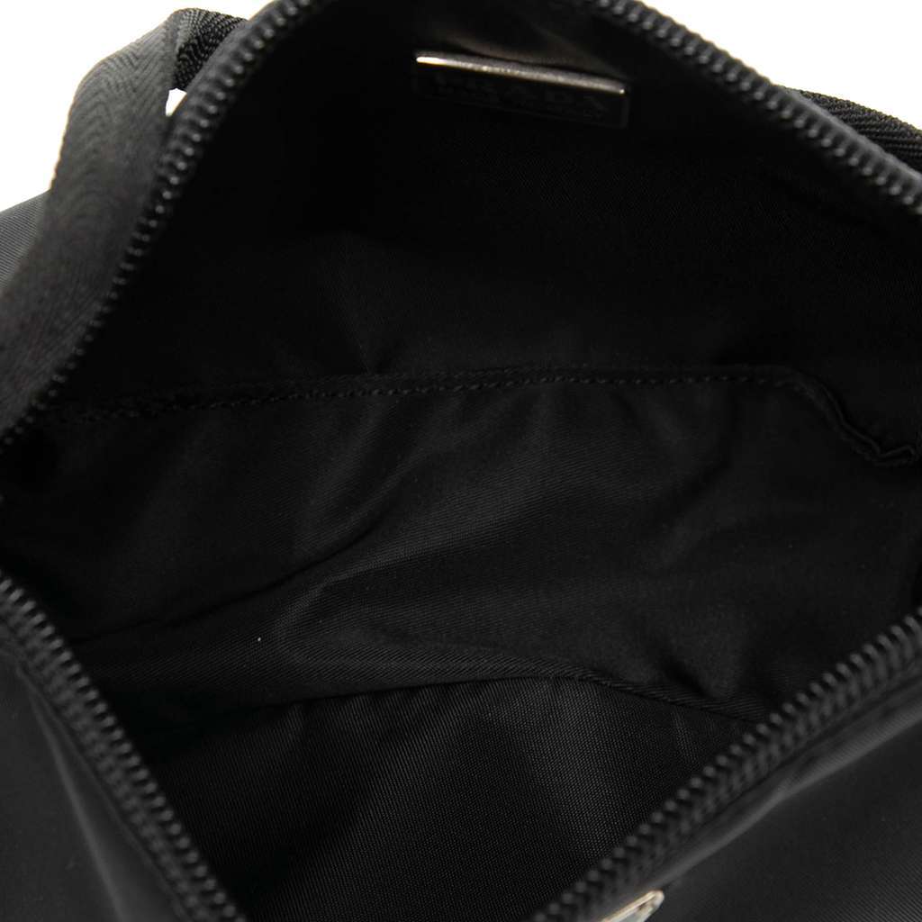 Prada Tessuto Shoulder Bag Black Good - Model View