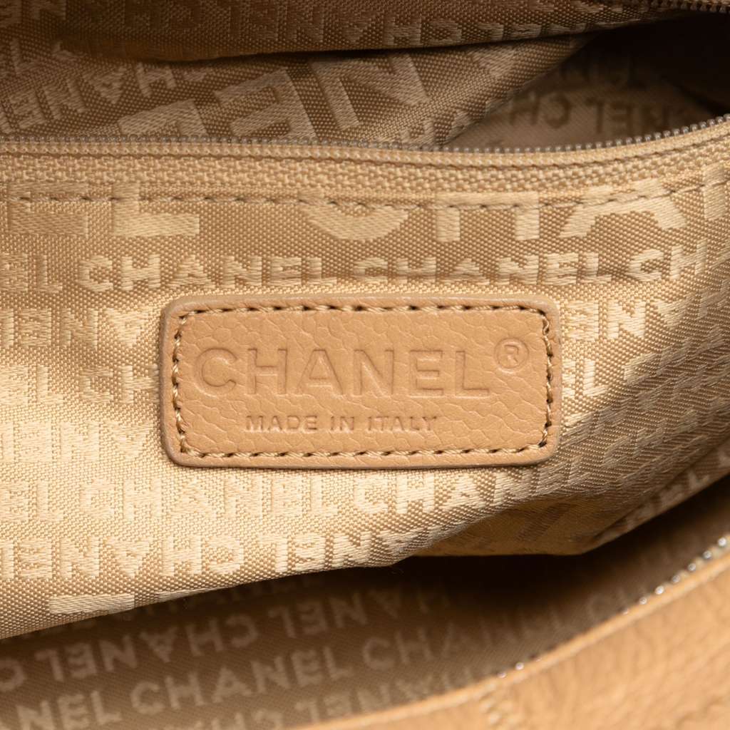 Chanel CC Choco Bar Caviar Stitched Boston Brown Leather Good - Box View