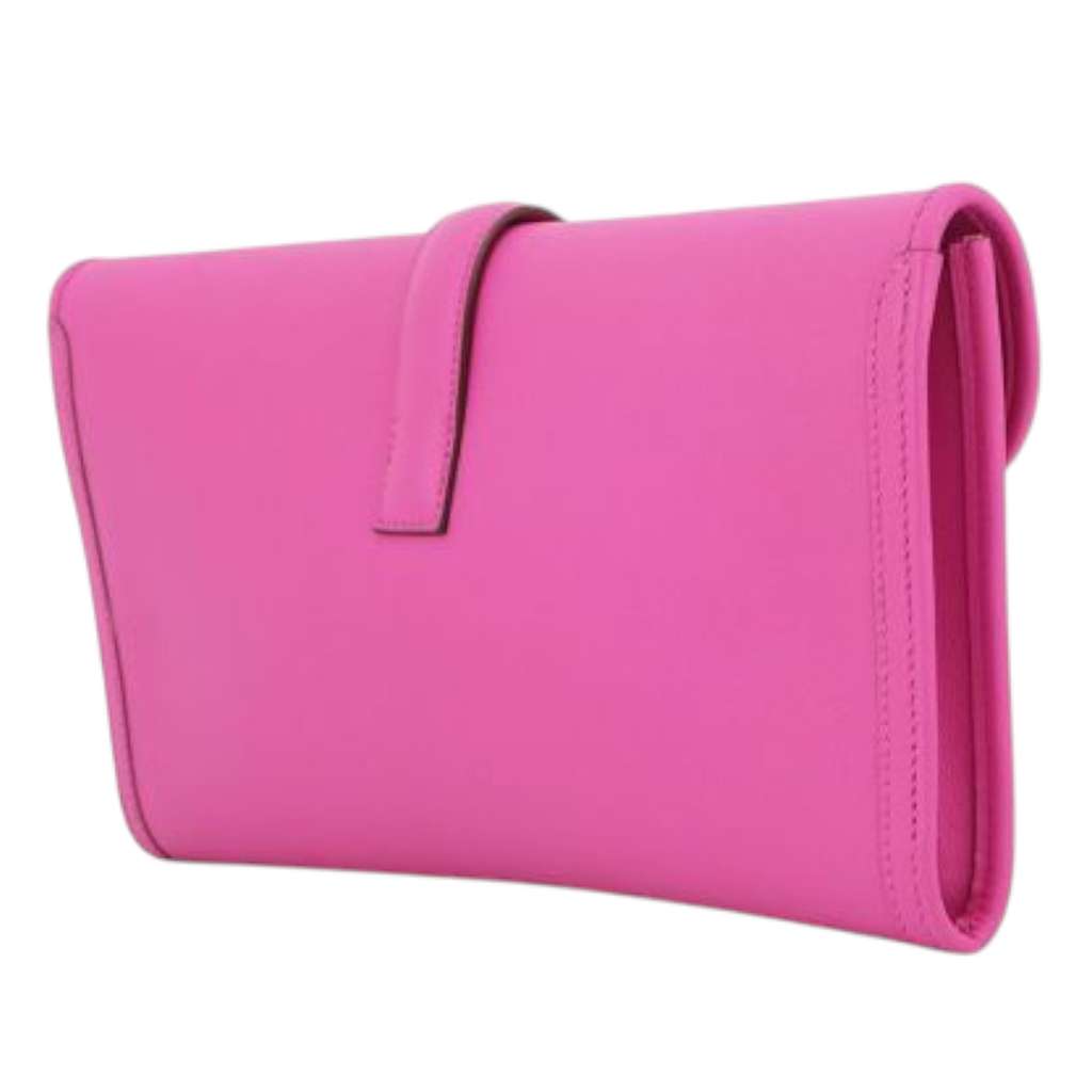 Hermès Swift Jige Elan 29 Pink Leather Good condition - Back View