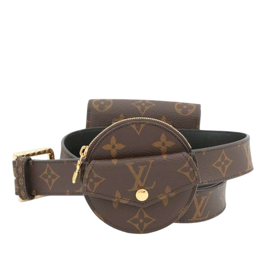 Louis Vuitton Monogram Daily Multi Pocket 30mm Belt Brown Very good condition - Front View