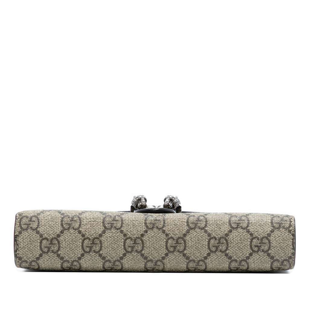 Gucci GG Supreme Dionysus Chain Wallet Brown Canvas Very good condition - Inside View