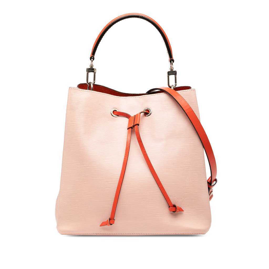 Louis Vuitton Epi Neonoe MM Pink Leather Very good - Front View