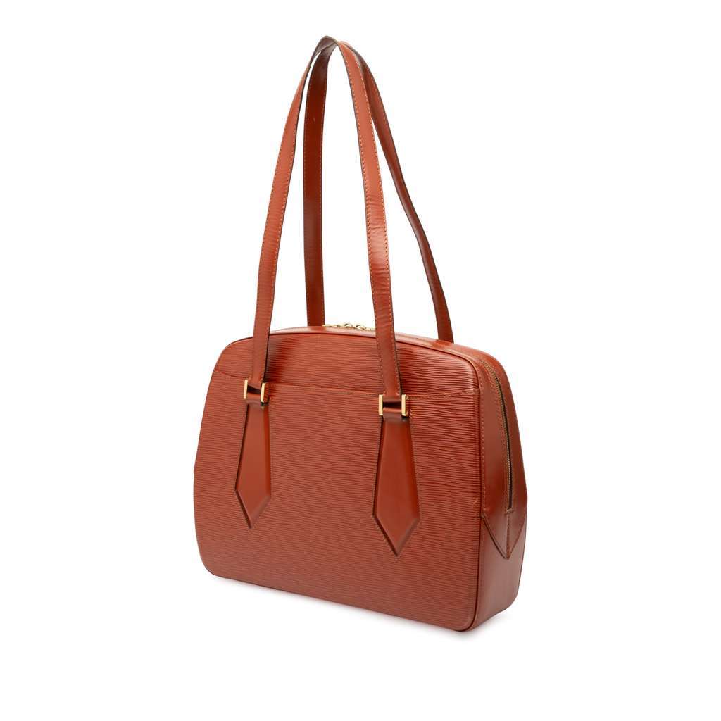 Louis Vuitton Epi Voltaire Brown Leather Very good - Back View