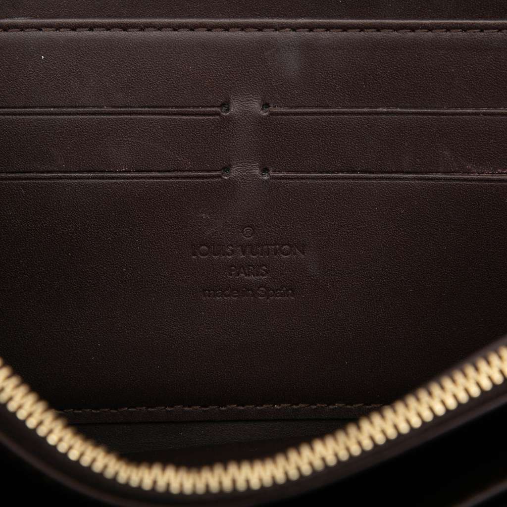 Louis Vuitton Monogram Vernis Zippy Long Wallet Purple Leather Good - Box View