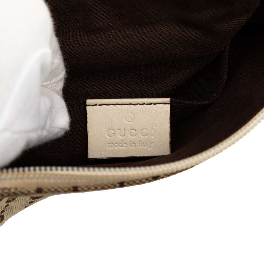 Gucci GG Canvas Perforated Crossbody Brown Canvas Very good - Box View