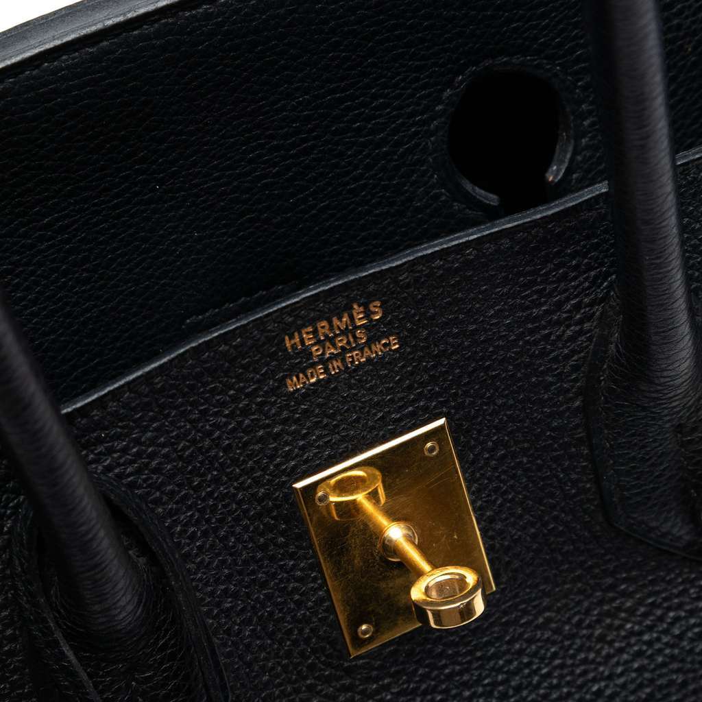 Hermès Togo Birkin Retourne 35 Black Leather Good condition - Box View