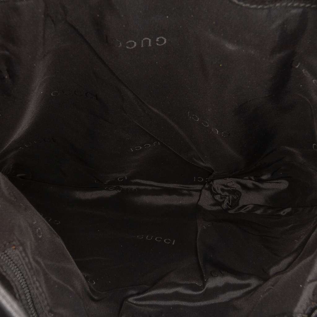 Gucci GG Canvas Shoulder Bag Brown Canvas Good - Model View