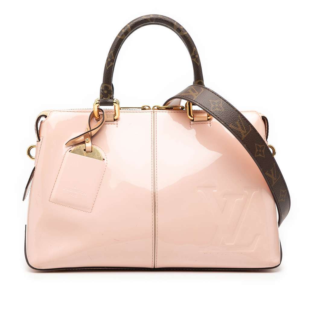 Louis Vuitton Vernis Miroir Tote Pink Leather Very good condition - Front View