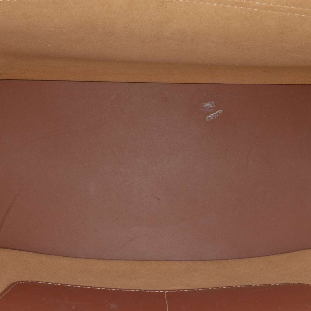 Burberry Medium Calfskin Soft Pocket Satchel Brown Leather Good condition - Model View