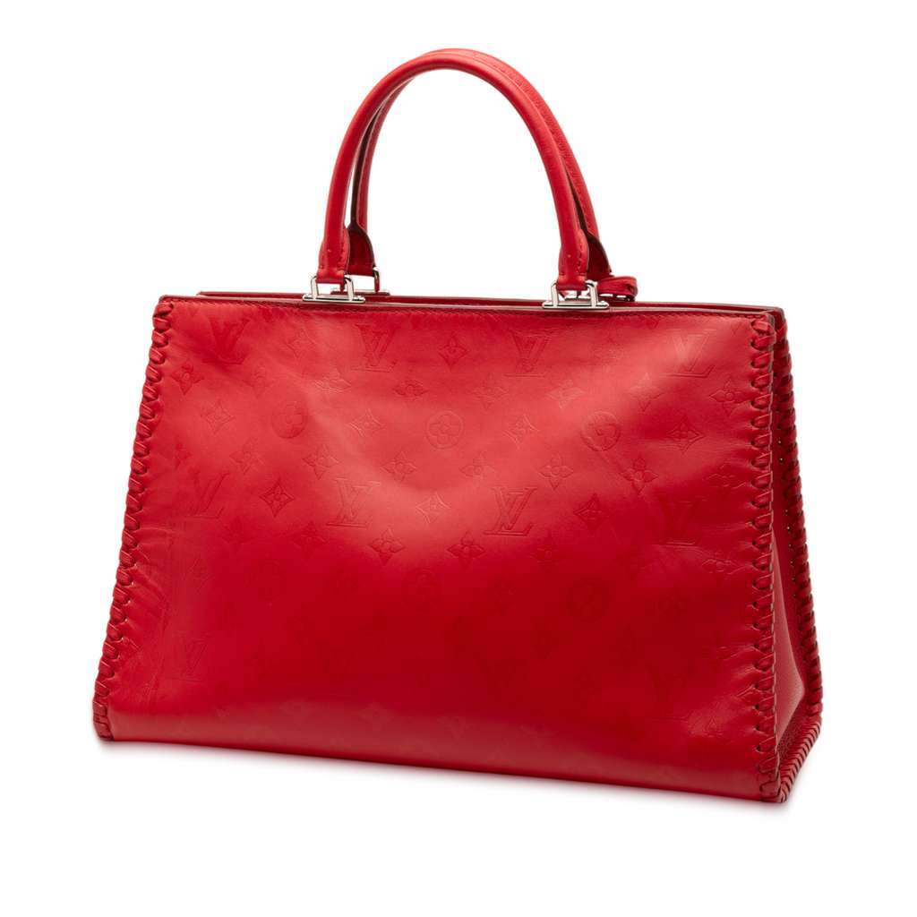Louis Vuitton Monogram Very Leather Very Zipped Red Leather Very good condition - Back View