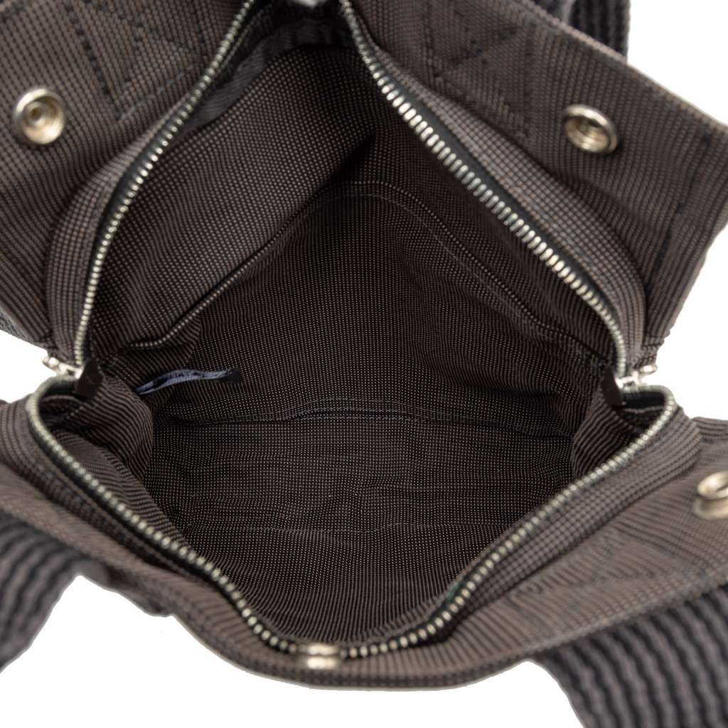 Hermès Canvas Herline Backpack PM Grey Canvas Good condition - Model View