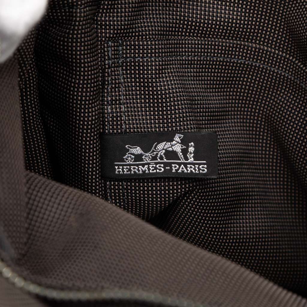 Hermès Canvas Herline Backpack PM Grey Canvas Good condition - Box View