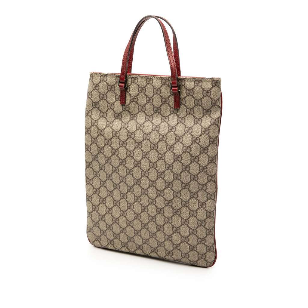 Gucci GG Supreme Tote Brown Canvas Very good condition - Back View