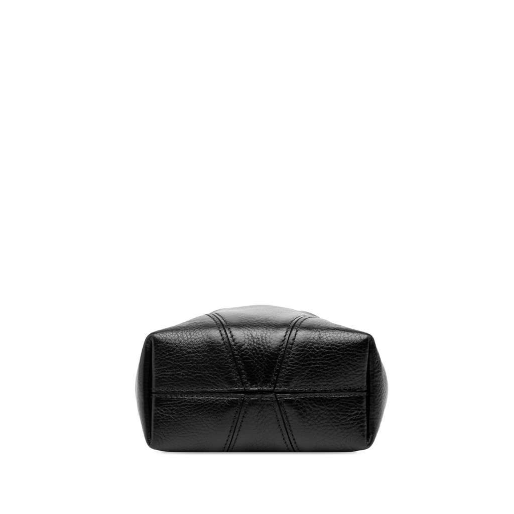 Chloé Small Grained Calfskin Spin Satchel Black Leather Good condition - Inside View