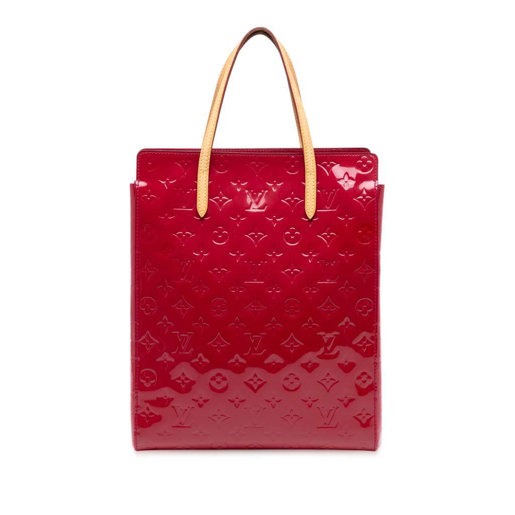 Louis Vuitton Monogram Vernis Catalina NS Red Leather Good - Front View