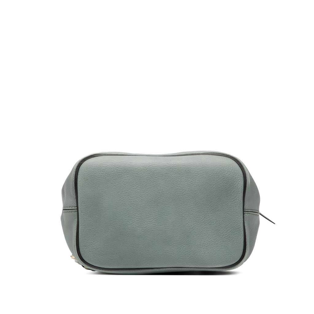 Chloé Medium Calfskin and Suede Faye Backpack Blue Leather Good condition - Inside View