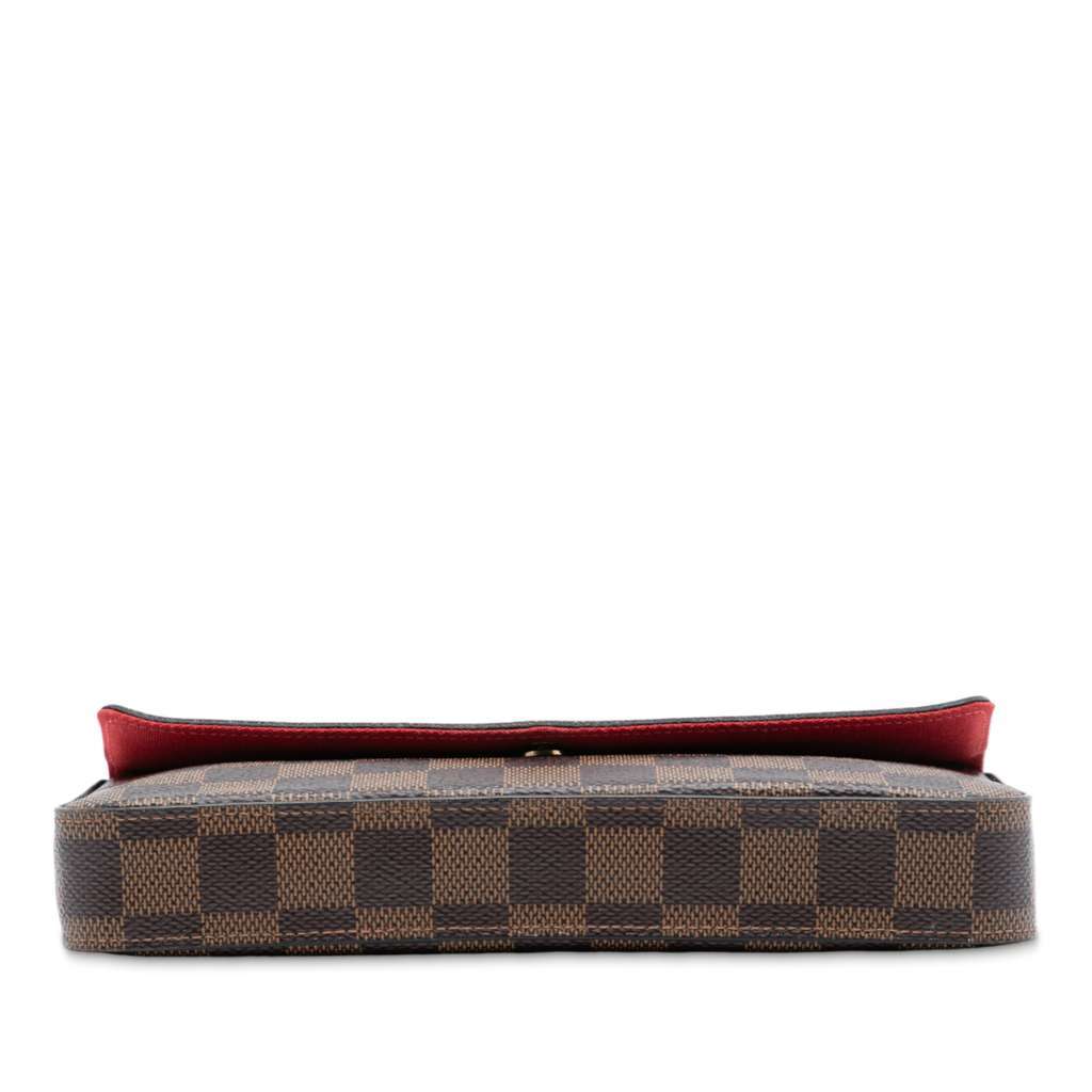 Louis Vuitton Damier Ebene Pochette Felicie Brown Very good condition - Inside View