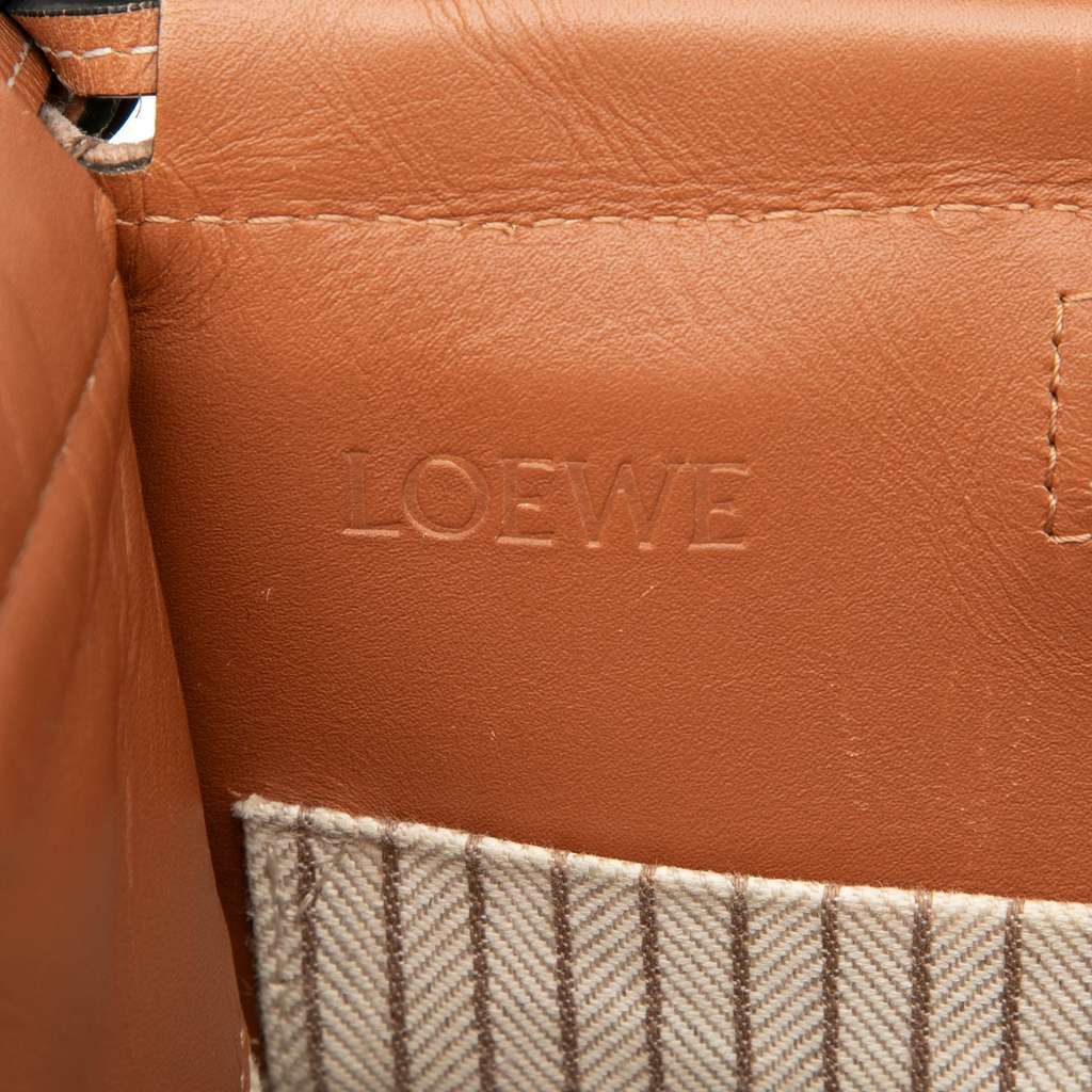 Loewe Small Canvas Cushion Tote Brown Canvas Very good - Box View
