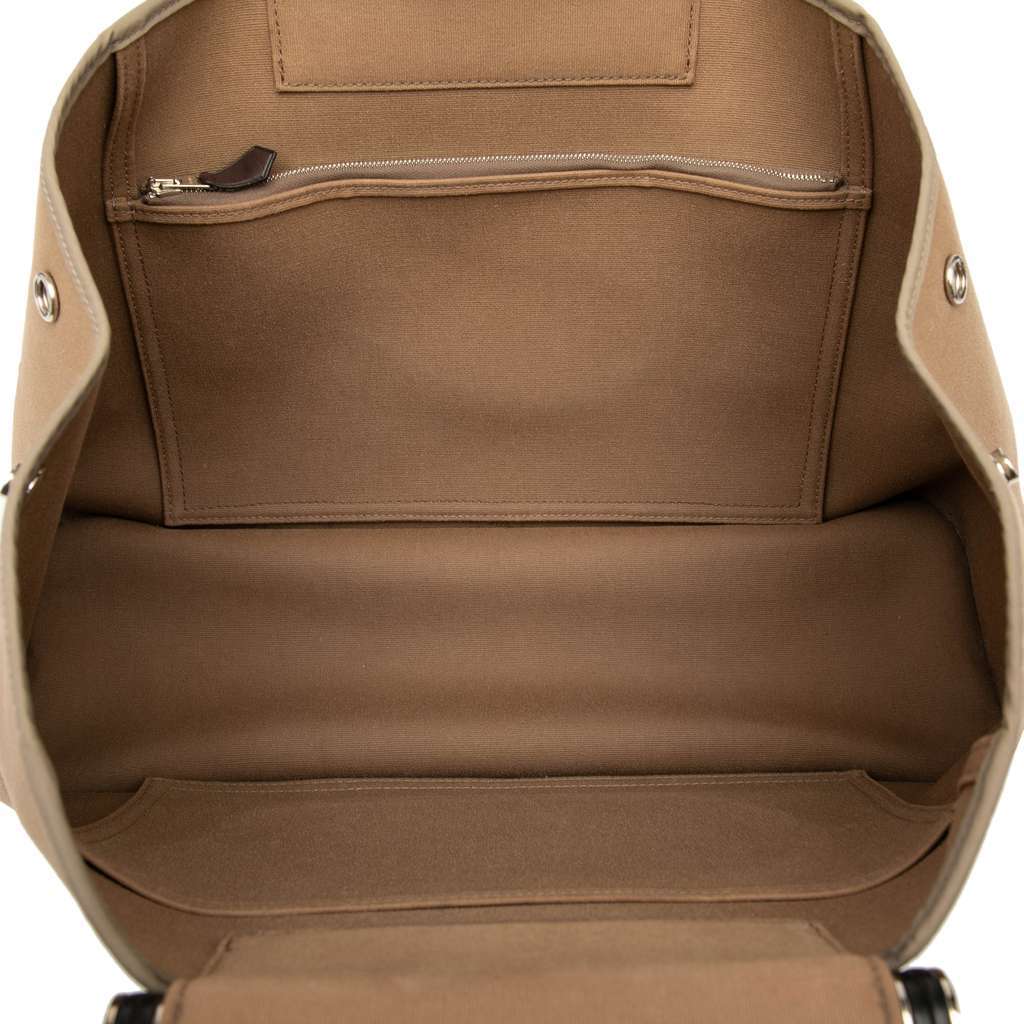 Hermès Toile Cabag Elan PM Brown Canvas Good condition - Model View