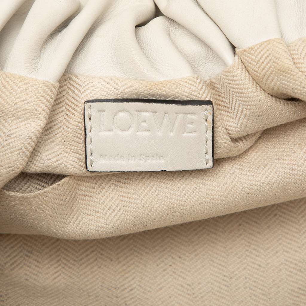 Loewe Lambskin Bounce Bag White Leather Good - Box View