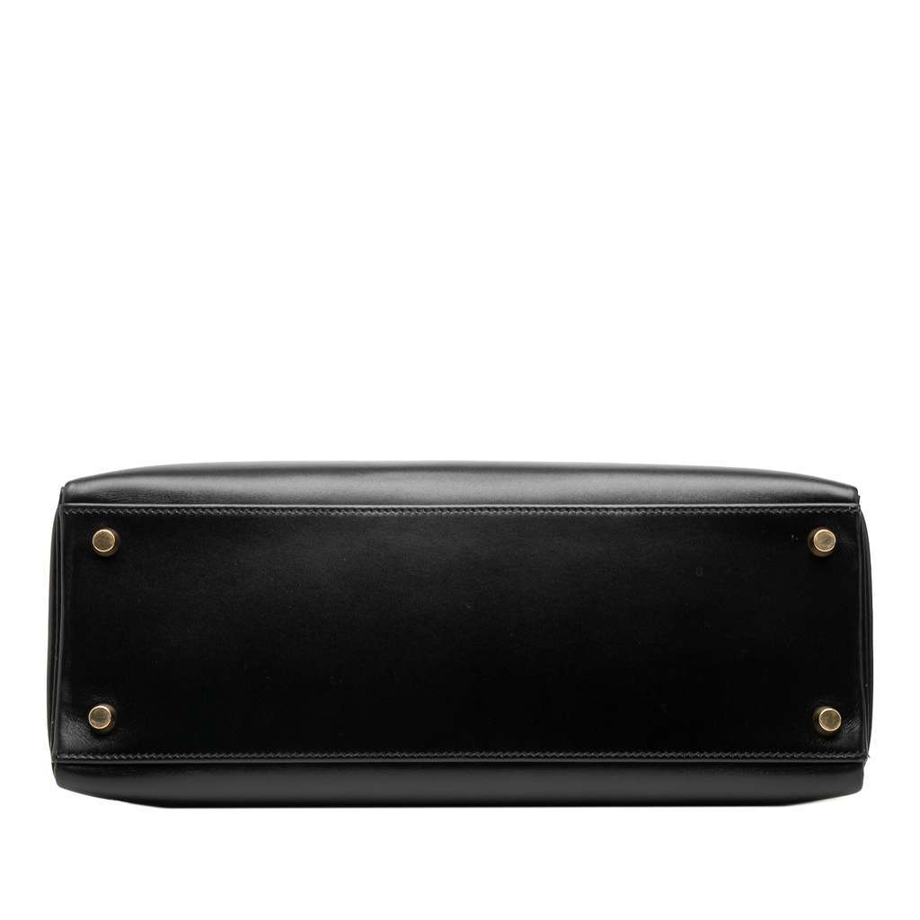 Hermès Box Calf Kelly Retourne 32 Black Leather Good condition - Inside View