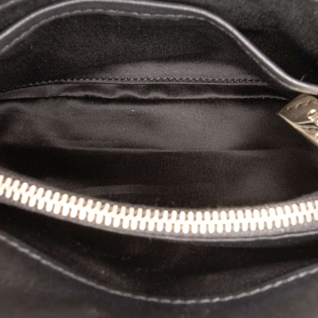 Valentino Small Leather Rockstud Crossbody Black Leather Very good - Model View