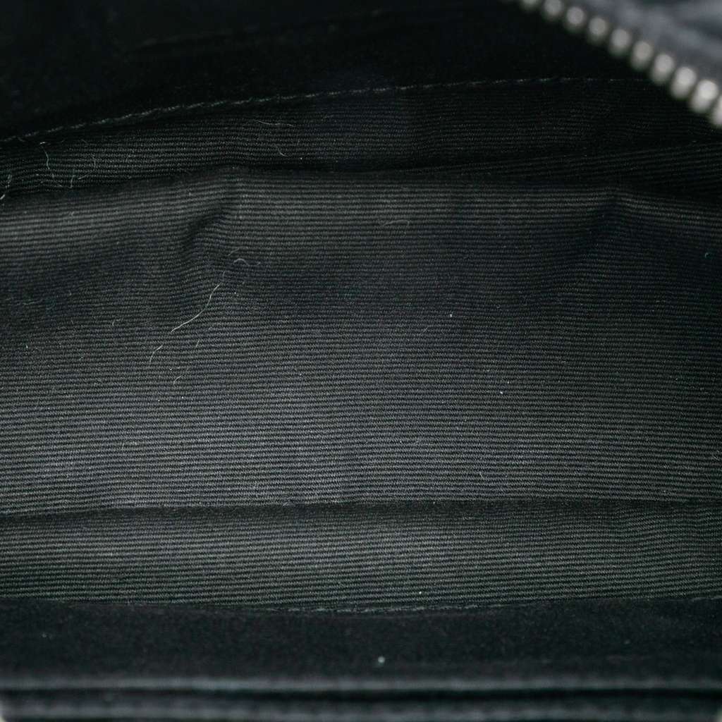 Saint Laurent Small Calfskin Loulou Bowling Bag Black Leather Very good - Model View