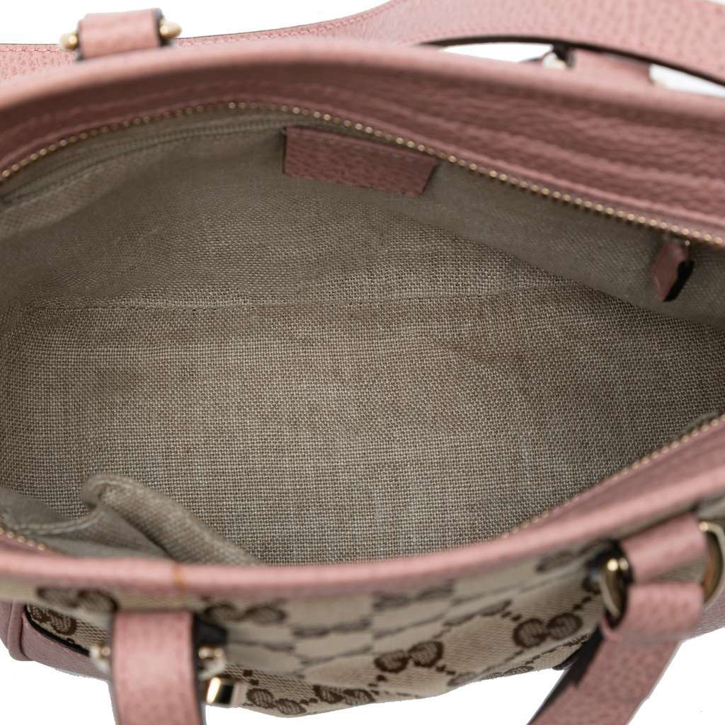 Gucci Small GG Canvas Bree Satchel Brown Canvas Very good condition - Model View