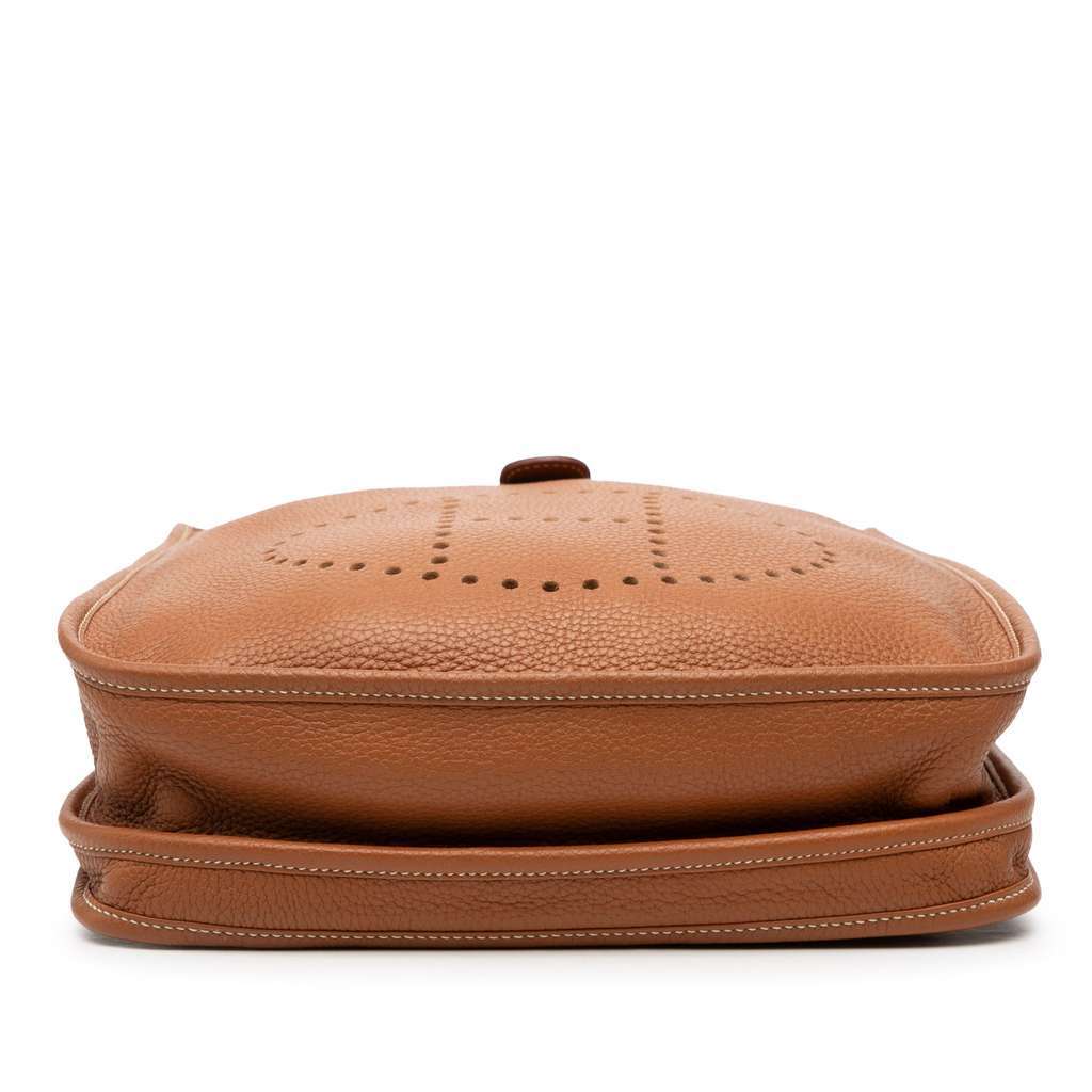 Hermès Clemence Evelyne III PM Brown Leather Good condition - Inside View