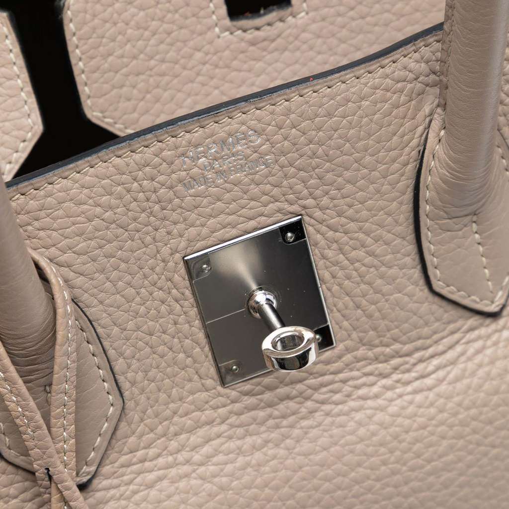 Hermès Togo Birkin Retourne 35 Brown Leather Fair condition - Box View