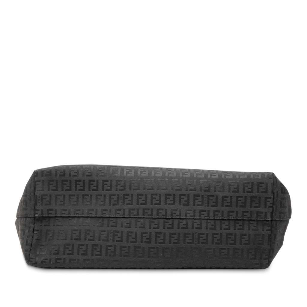 Fendi Large Zucchino Canvas Tote Black Canvas Very good - Inside View
