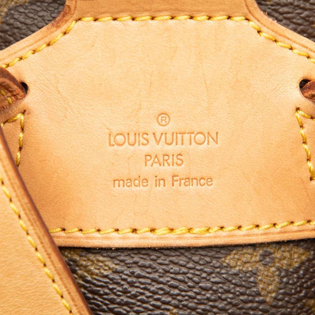 Louis Vuitton Monogram Montsouris PM Brown Very good condition - Box View