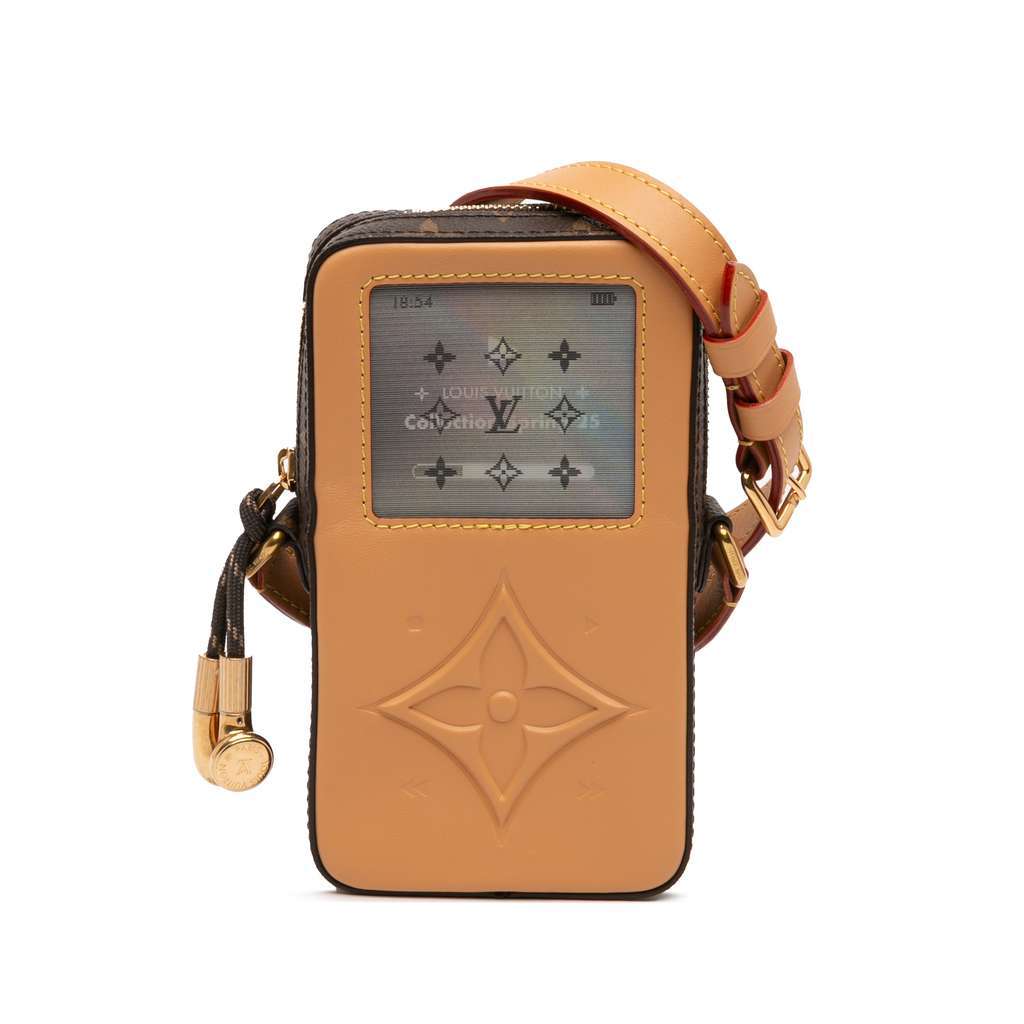 Louis Vuitton Monogram Music Player Wearable Wallet Brown Very good condition - Front View