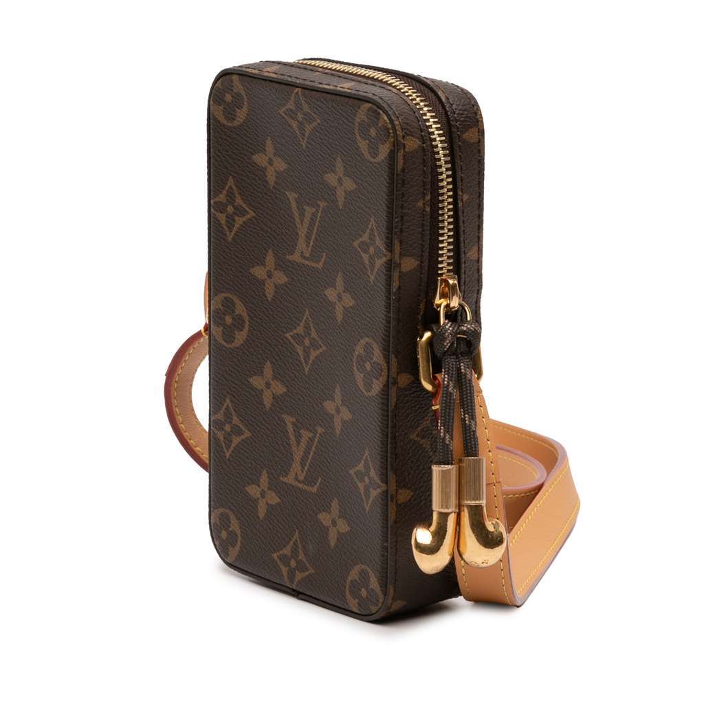 Louis Vuitton Monogram Music Player Wearable Wallet Brown Very good condition - Back View