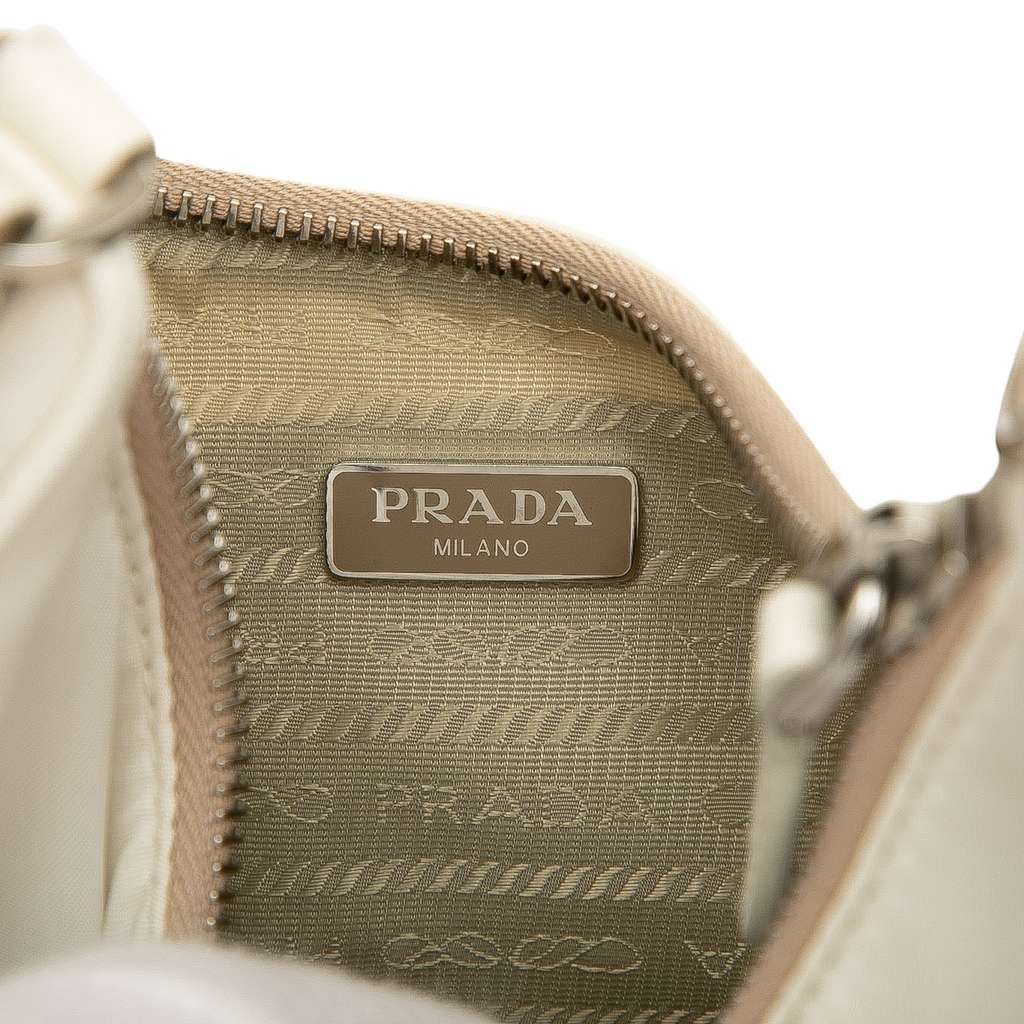 Prada Re Nylon Re Edition 2005 Satchel White Very good - Box View