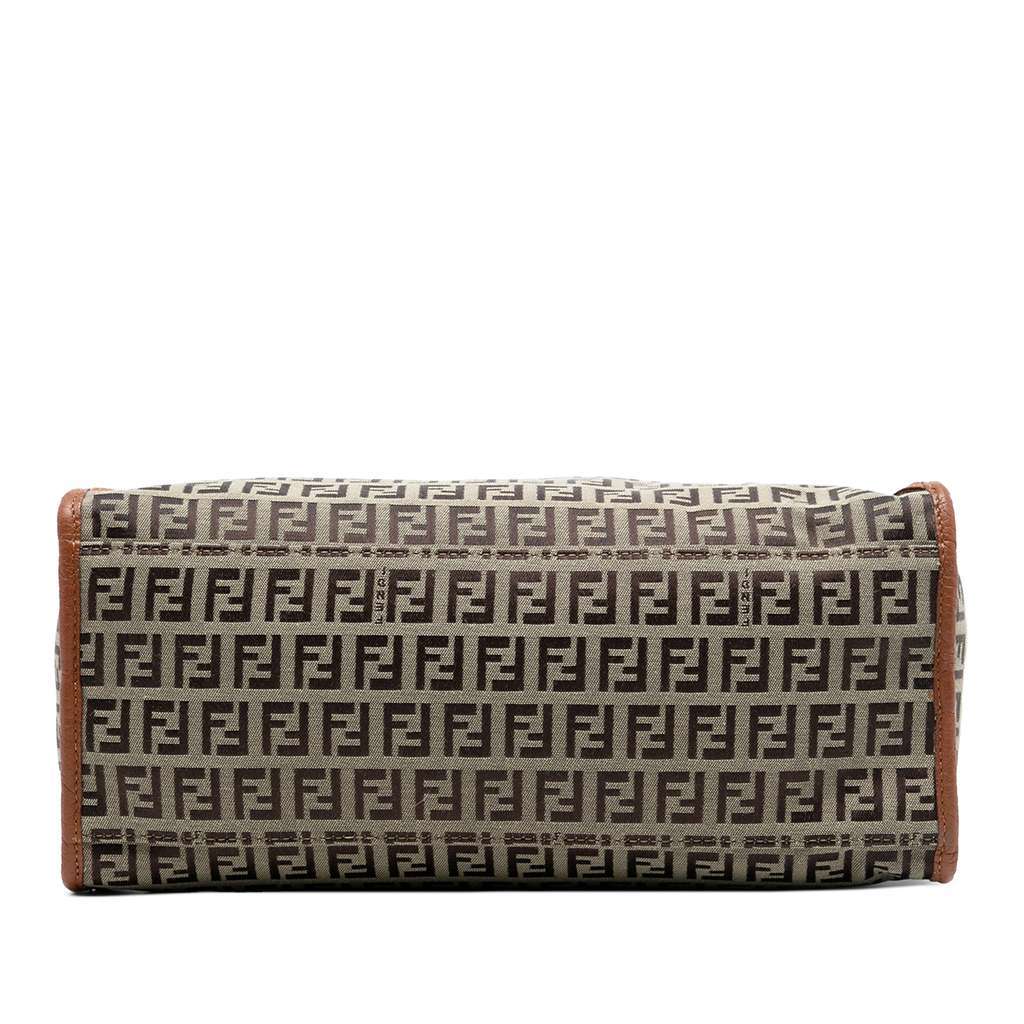 Fendi Zucchino Canvas Tote Brown Canvas Good condition - Inside View