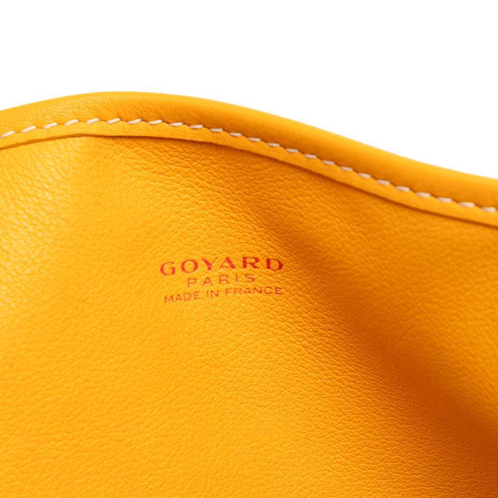 Goyard Mini Goyardine Reversible Anjou Yellow Canvas Very good condition - Box View