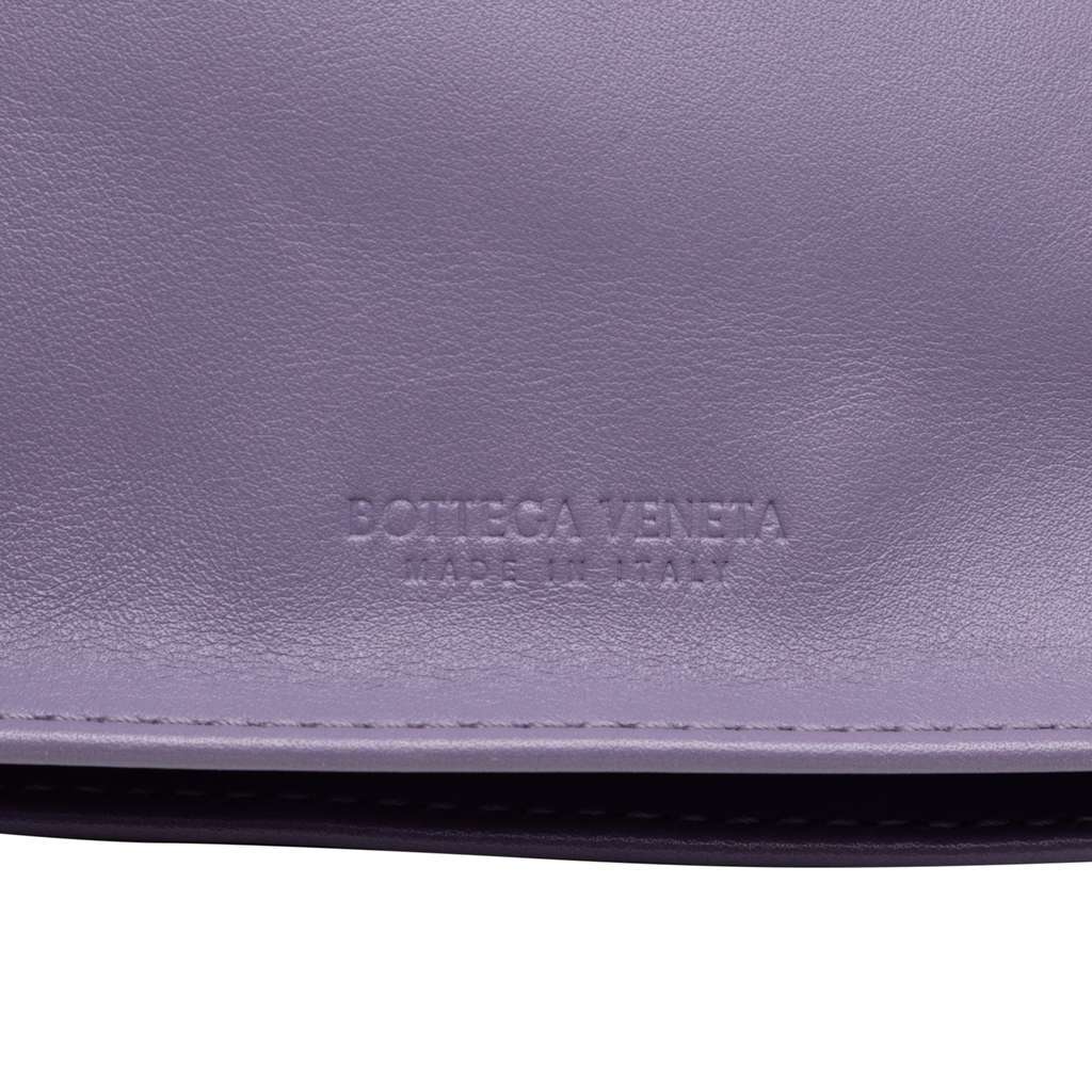 Bottega Veneta Mini Calfskin BV Twist Bag Purple Leather Very good - Box View