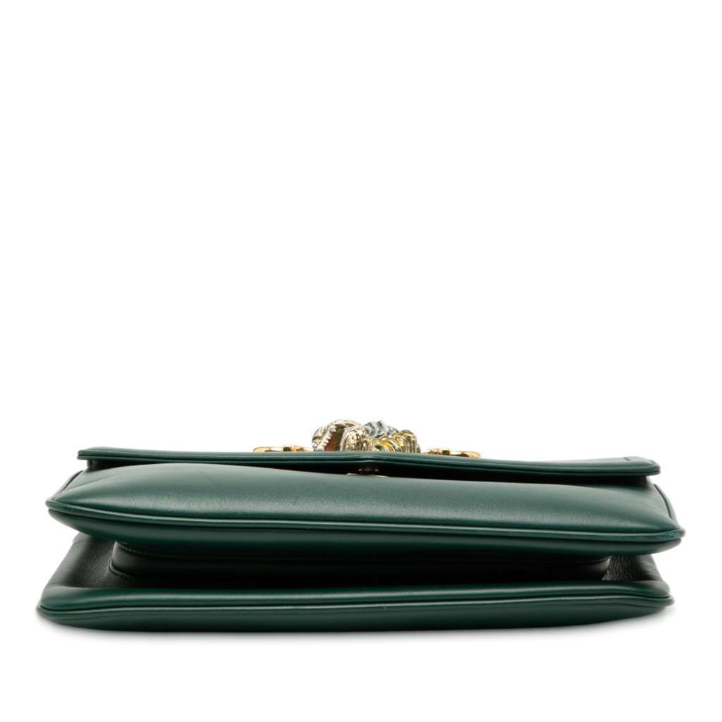 Gucci Medium Leather Rajah Crossbody Green Leather Very good - Inside View