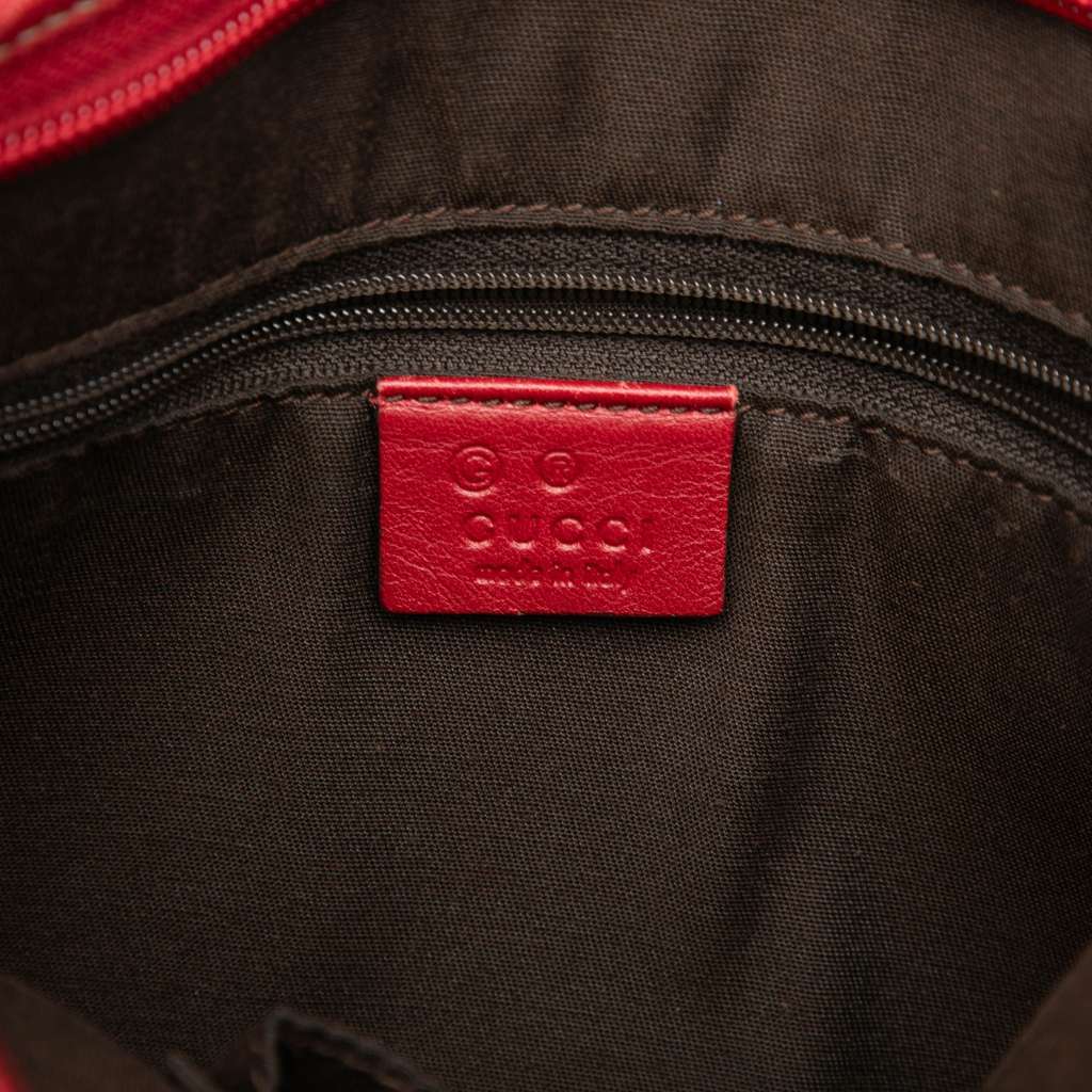 Gucci GG Canvas Crossbody Red Canvas Very good - Box View