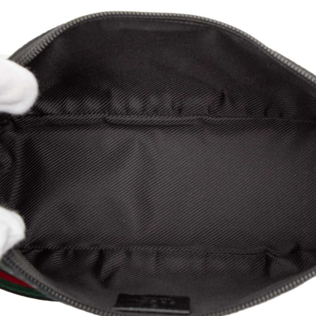 Gucci GG Canvas Web Boat Black Canvas Very good - Model View