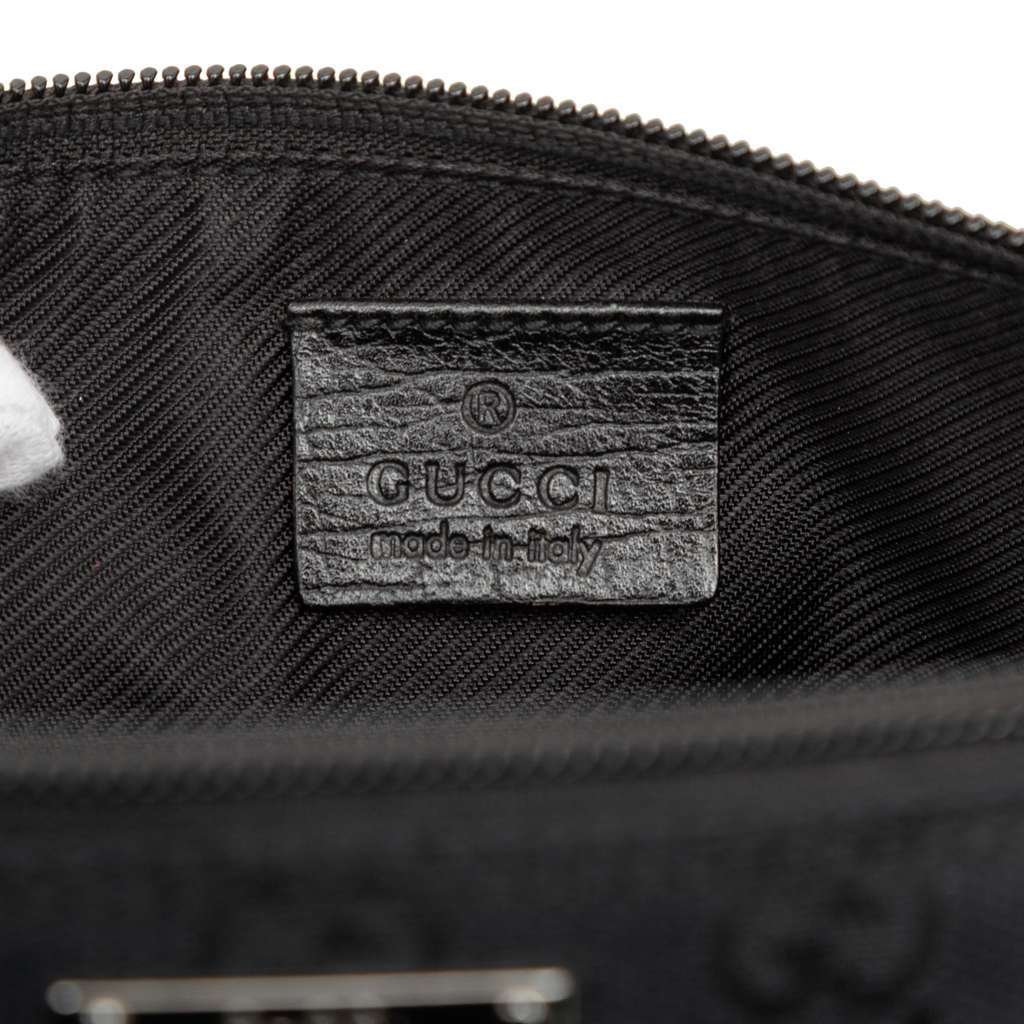 Gucci GG Canvas Web Boat Black Canvas Very good - Box View