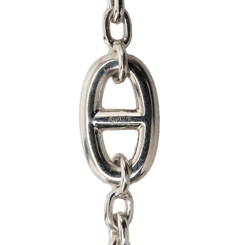 Hermès Sterling Silver Farandole Long Necklace 160 Silver Silver Good condition - Inside View
