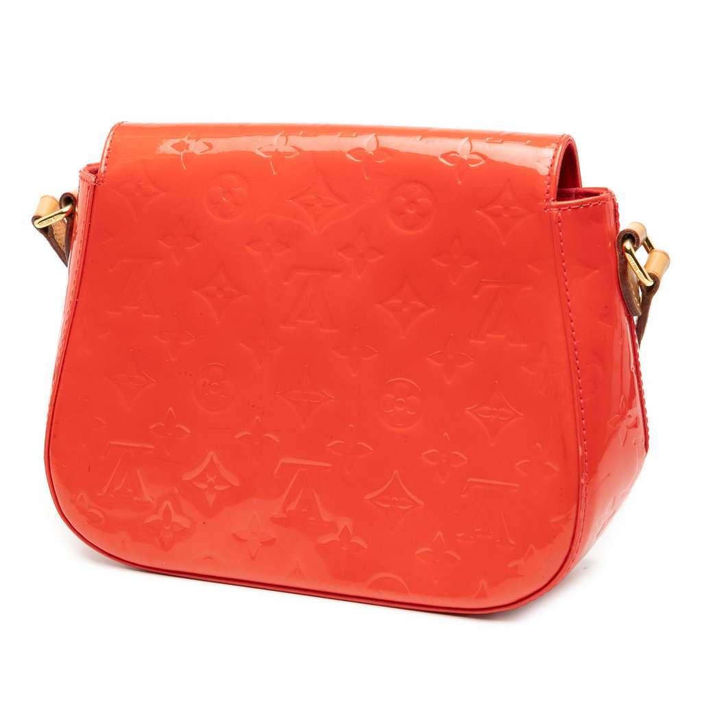 Louis Vuitton Monogram Vernis Bellflower GM Orange Leather Very good condition - Back View