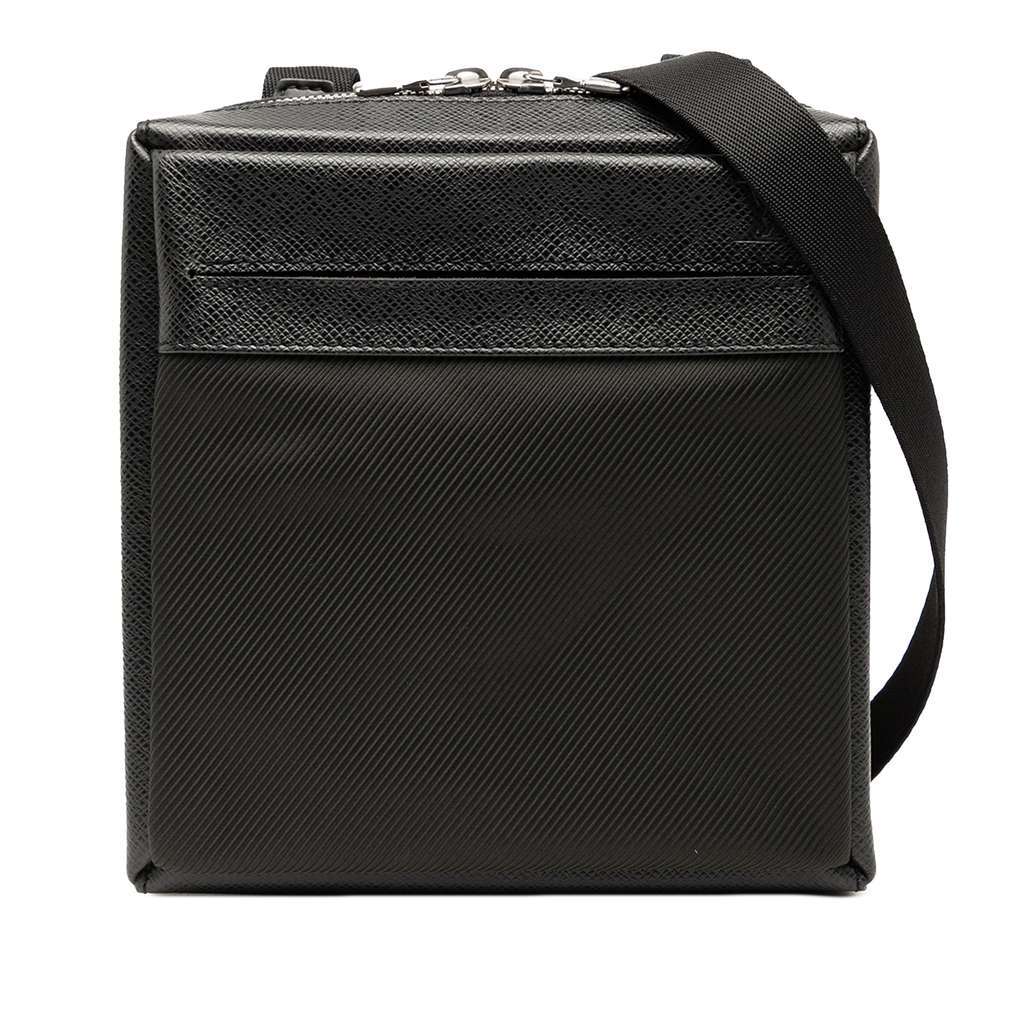 Louis Vuitton Taiga Sayan Black Canvas Good - Front View