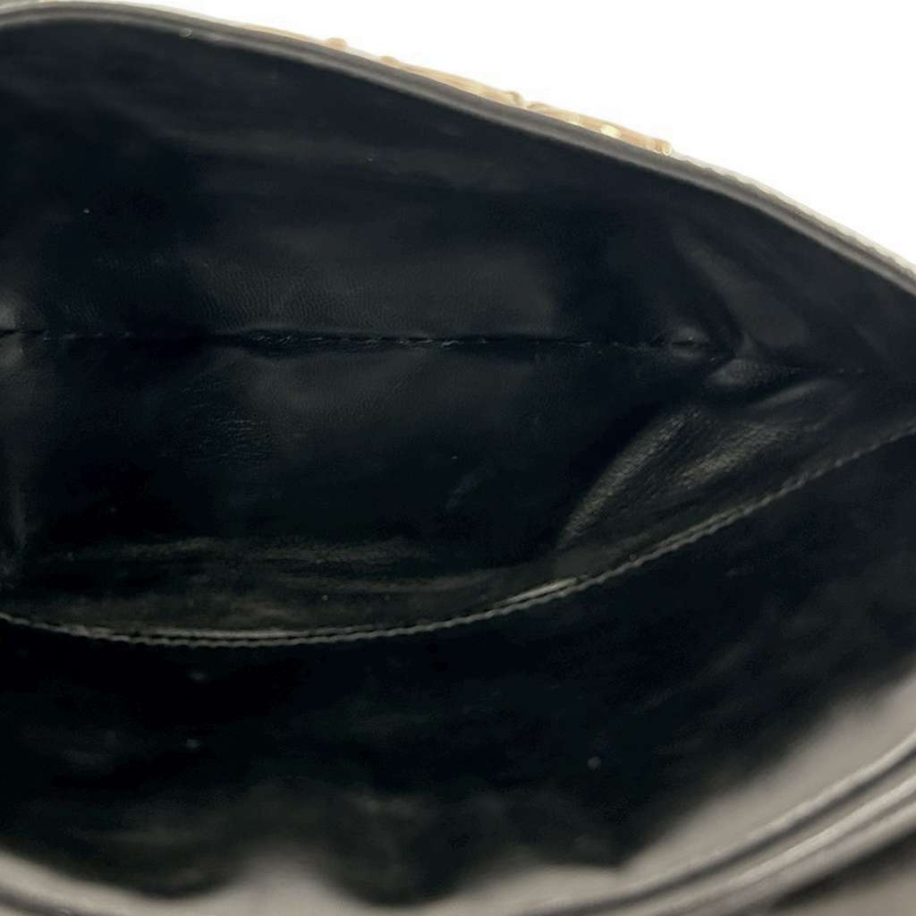 Salvatore Ferragamo Leather Gancini Crossbody Black Leather Good - Box View