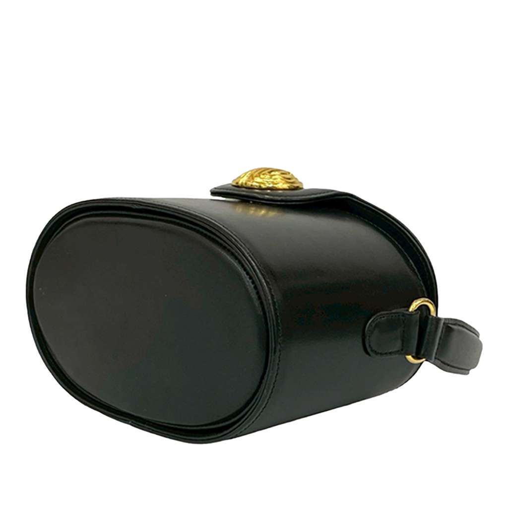 Givenchy Leather 4G Logo Metal Vanity Bag Black Leather Good - Inside View